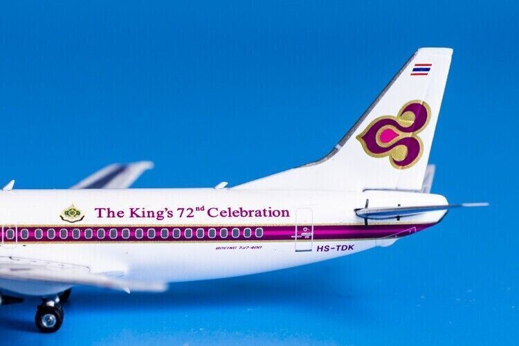 1:400 Phoenix Thai Airways BOEING 737-400 Passenger Aircraft Diecast Plane Model