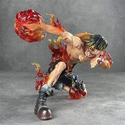 Anime One Piece Figur Portgas D Ace PVC Actionfigur Modell Statue Spielzeug sammeln-