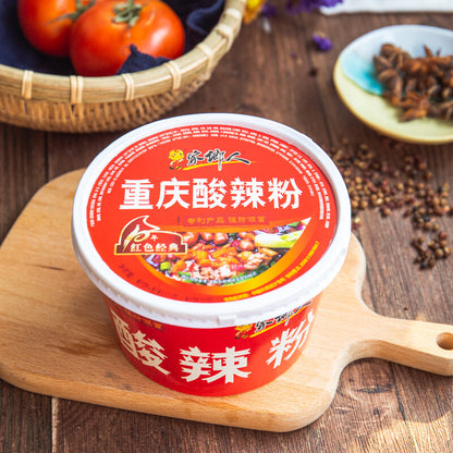 Chongqing Sour and Spicy Noodles 115g Bottled Sweet Potato Instant Noodles
