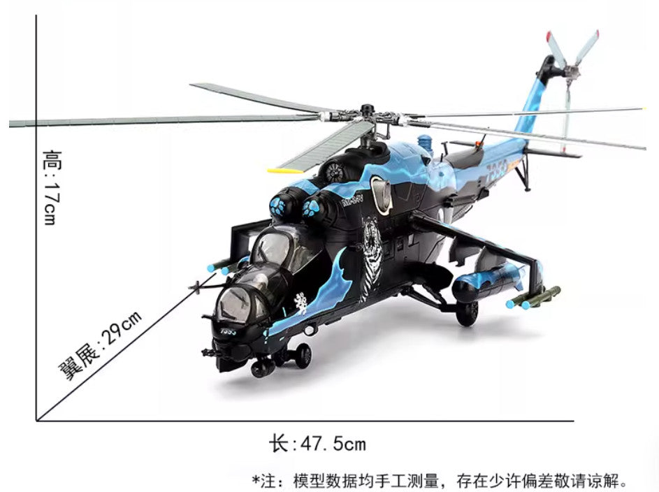 1:72 BLESS Polish Air Force Mi-24V Hind NTM 2005 Attack Helicopter Diecast Model