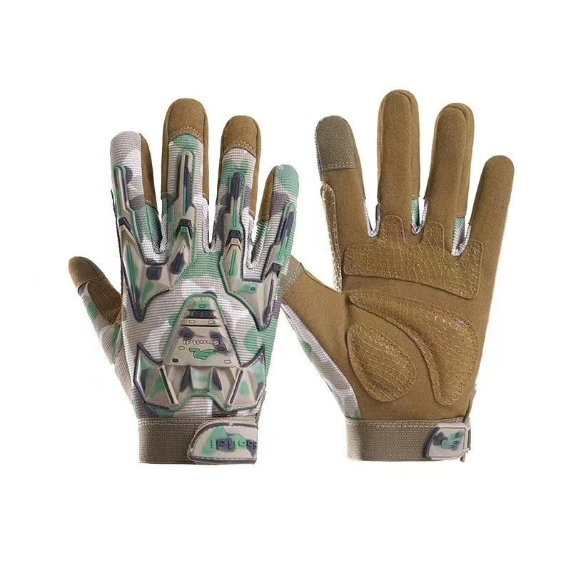 Tactical gloves touch screen training combat anti-skid riding outdoor sports