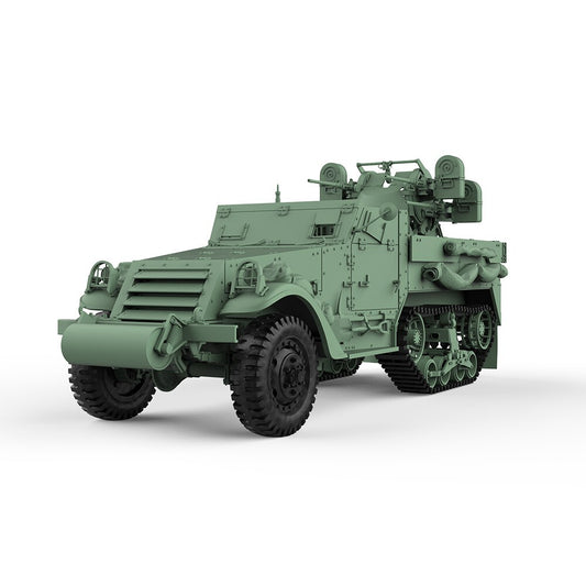 SSMODEL SS72553 1/72 Military Model Kit US Multiple Gun Motor Carriage M13 SPAA