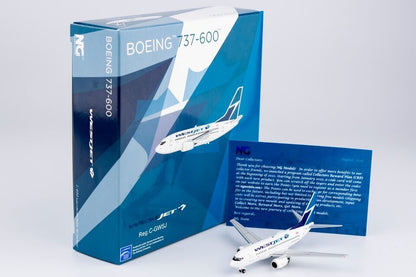 1:400 NG Model WestJet BOEING 737-600 Passenger Airplane Diecast Aircraft Model
