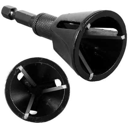 2Pcs Deburring External Chamfer Tool Steel Remove Burr Tools Drill Bit Tool