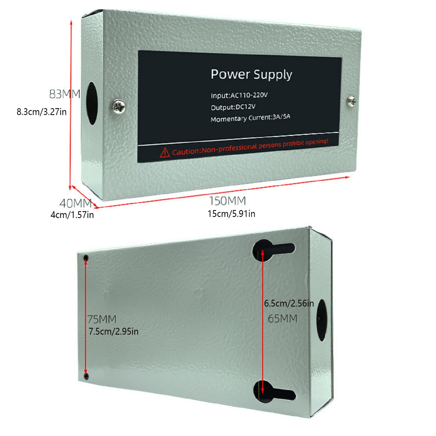 36W Standard DC 12V 3A Power Supply For Electric Lock Control/RFID-ID Reader a