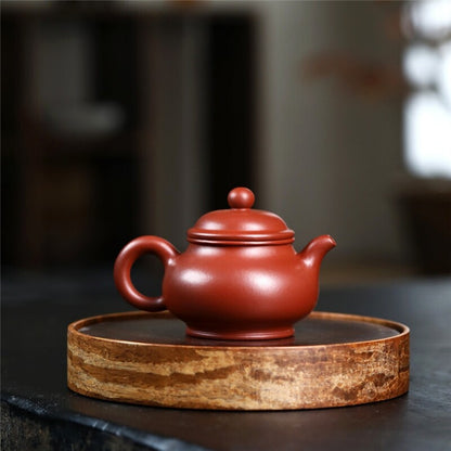 real yixing zisha dahongpao clay tea pot 110ml marked pan pot master kungfu pots