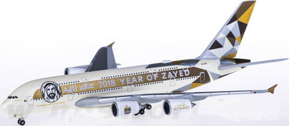1:500 Herpa ETIHAD AIRBUS A380 Passenger Aircraft Diecast Airplane Plane Model