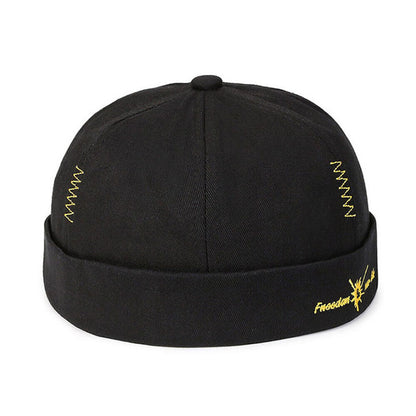 Hip Hop Hats Summer Hats Beanie Hat Skullies Cap Brimless Street Solid Color