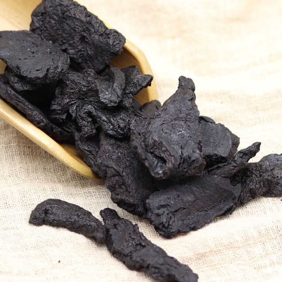 Shu Di Huang Rehmannia Root (Cooked) Chinese Foxglove Chinese Herbs 熟地黄