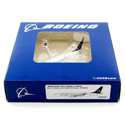 1:400 Panda UNITED STAR ALLIANCE BOEING 737-800 Passenger Airplane Diecast Model