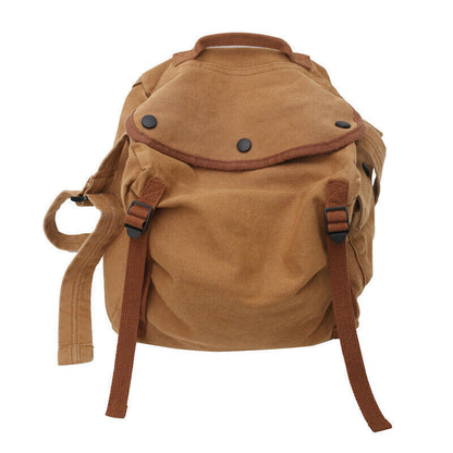 Multi Pockets Canvas Handbag Male Teenager Student Fabric Zipper Messenger Bag