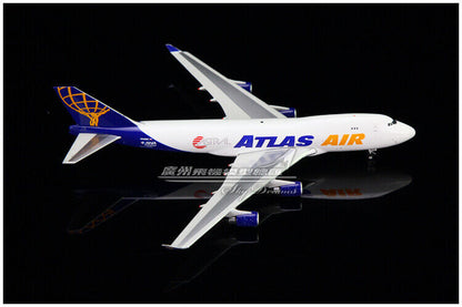1:400 JC Wings ATLAS AIR BOEING 747-400 Passenger Airplane Diecast Plane Model