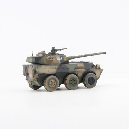 UNISTAR 1/72 China PTL02 Wheeled Assault Gun Finished Tank Model