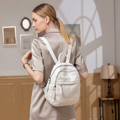 Luxury Women Backpacks Synthetic Leather Shoulder Travel School Bags 25*12*30 CM