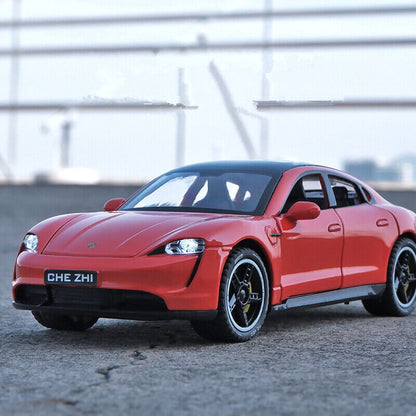 1:32 Porsche Taycan Coupe Diecast Model Car Alloy Metal Toy Vehicle Collection
