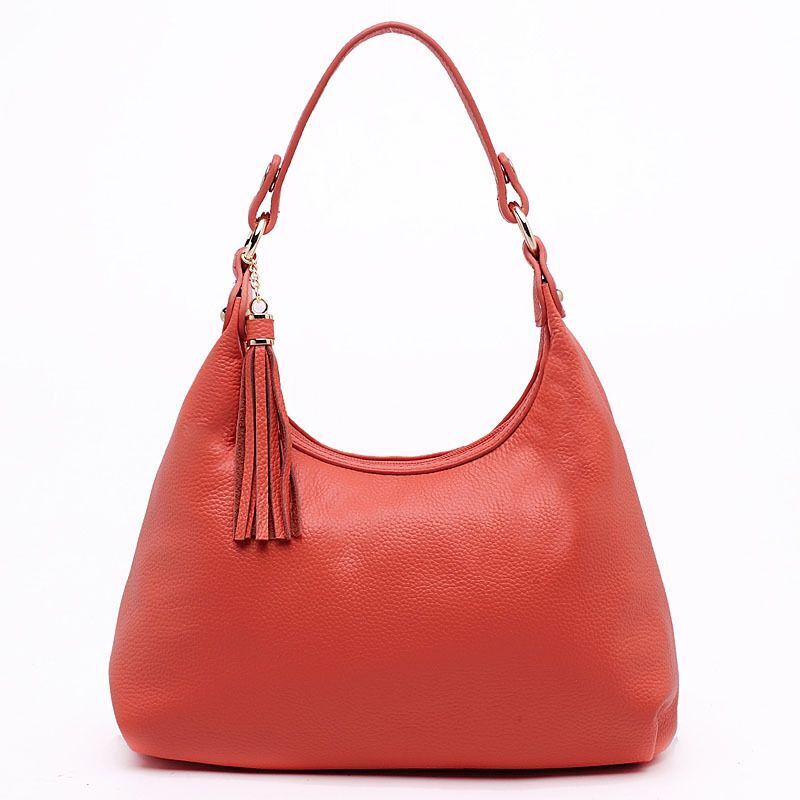 Luxury Handbags Genuine Leather Messenger Bags Tassel Crossbody Bag 29*8*27 CM
