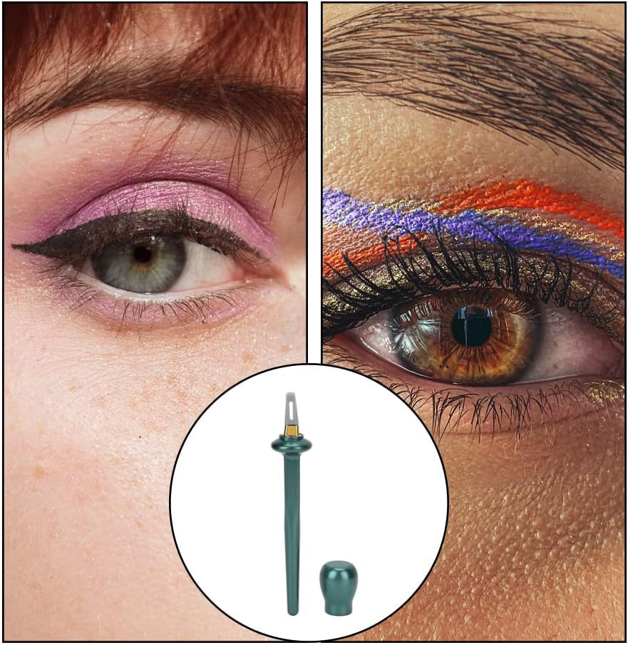 Eyeliner Gel No-Skip Eyeliner Silicone Guide Tool Reusable Eyeliner Brush Makeup