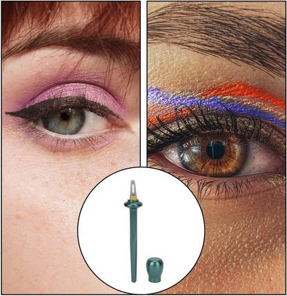 Eyeliner Gel No-Skip Eyeliner Silicone Guide Tool Reusable Eyeliner Brush Makeup