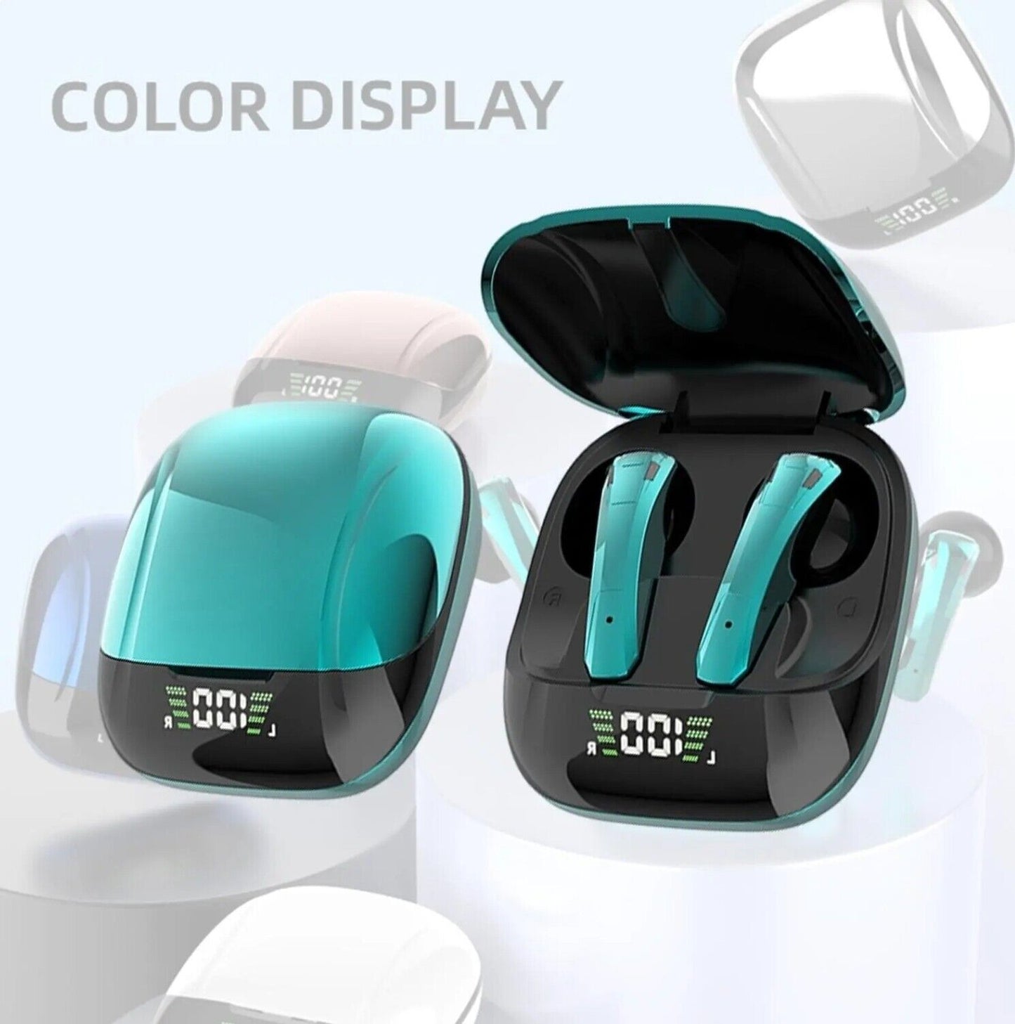 Wireless Headphones Bluetooth 5.0 Earbuds 9D Stereo Universal for Phones Tablet