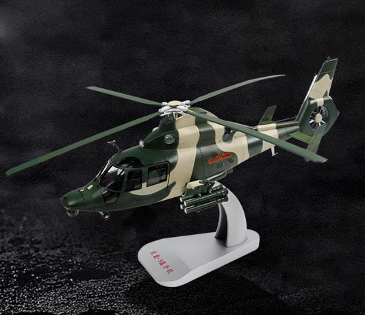 1:32 36CM China Z-9 Armed Helicopter Plane Airplane Diecast Aircraft Model