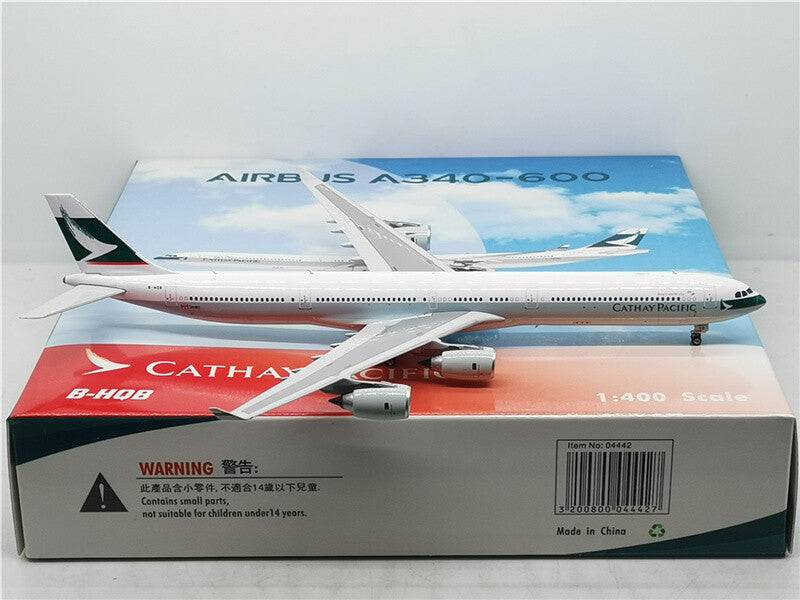 Phoenix Cathay Pacific FOR AIRBUS A340-600 B-HQB 1:400 Aircraft Pre-built Model
