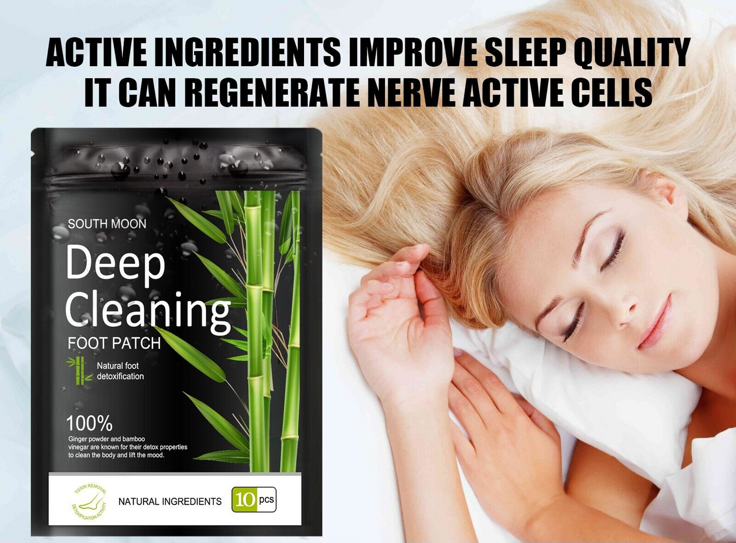 Detox Cleansing Foot Pads to Remove Toxins Premium Deep | 10 patches