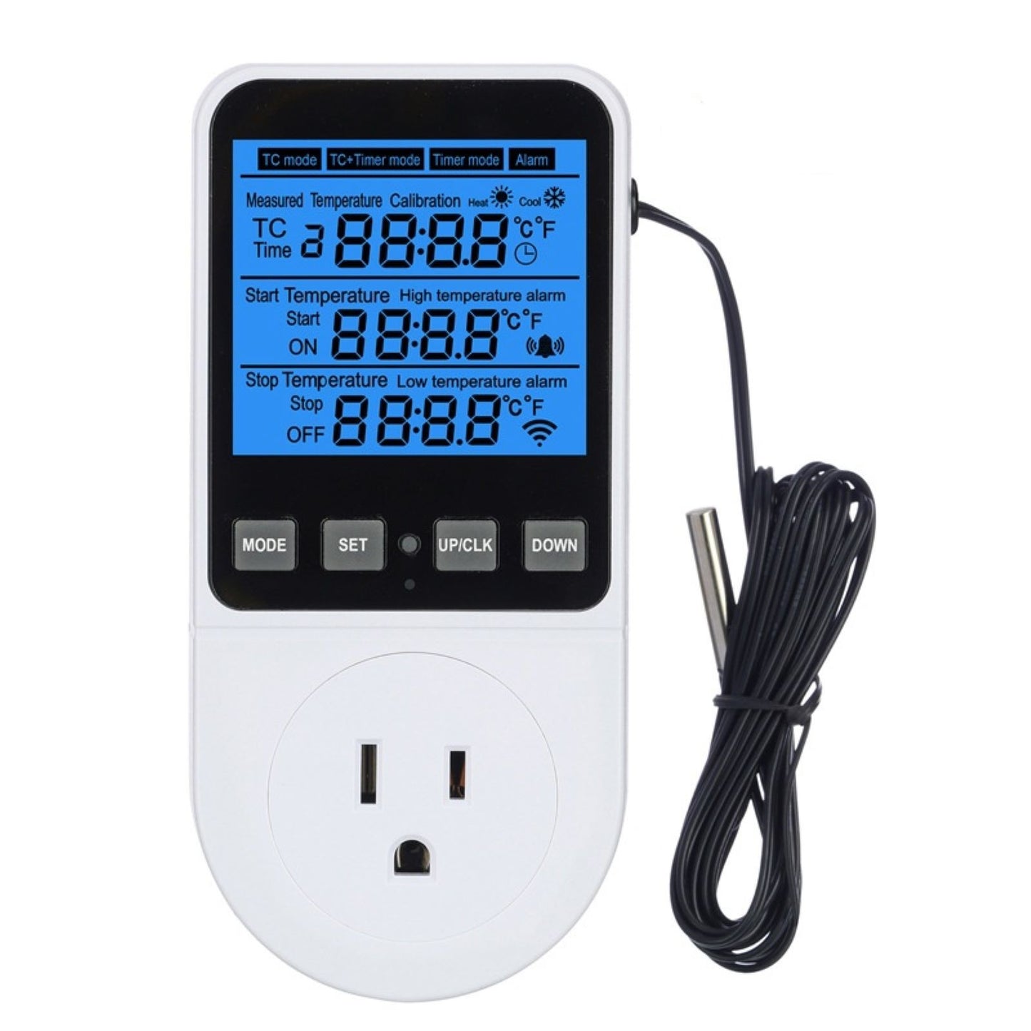 New Temperature Control Socket Equipped with a 1.7m NTC 10K sensor probe
