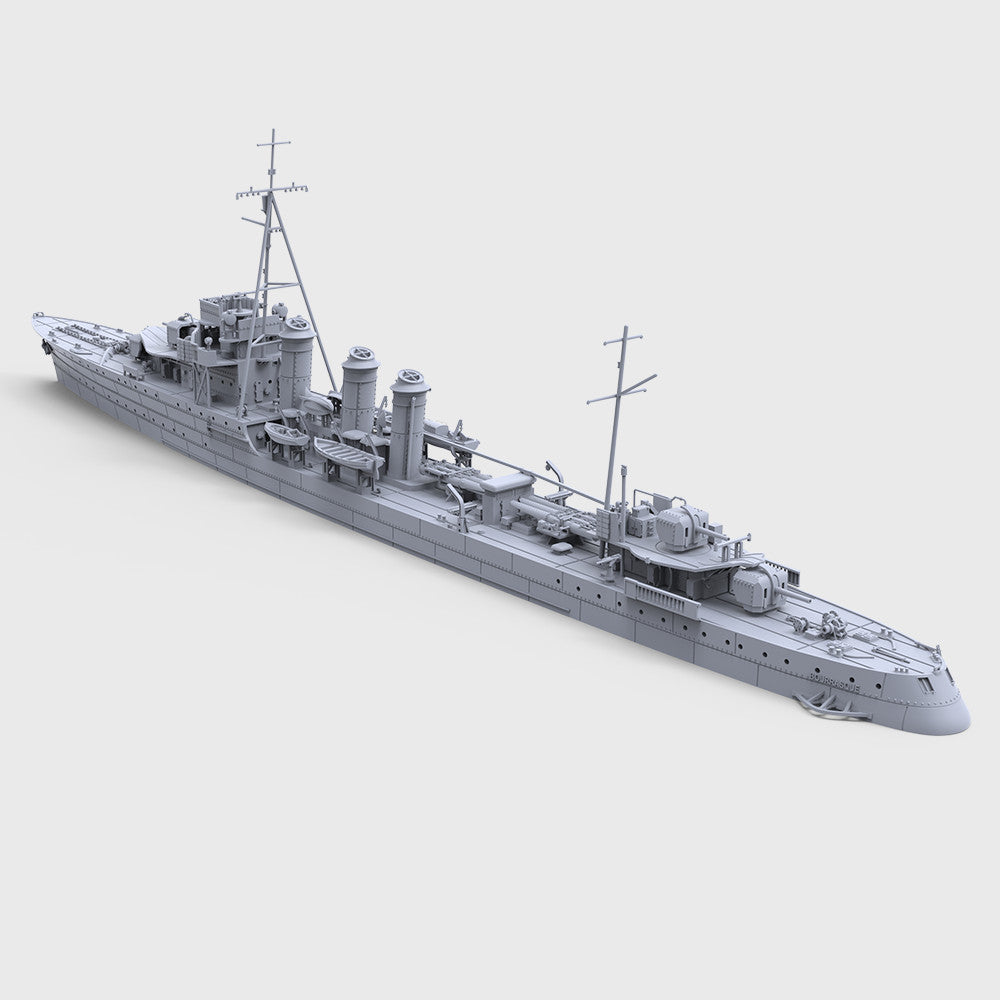 SSMODEL 1/700 Bourrasque-Class French Destroyer Bourrasque 1939