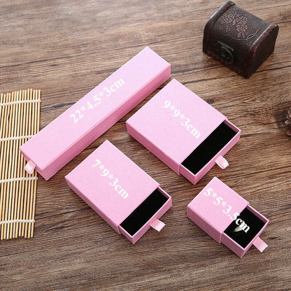 High Quality Jewellery Gift Boxes Bag Necklace Bracelet Drawer Box Jewelry Box.