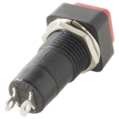 Momentary Switch Normally Open 3A 125VAC, Square Shaped Button