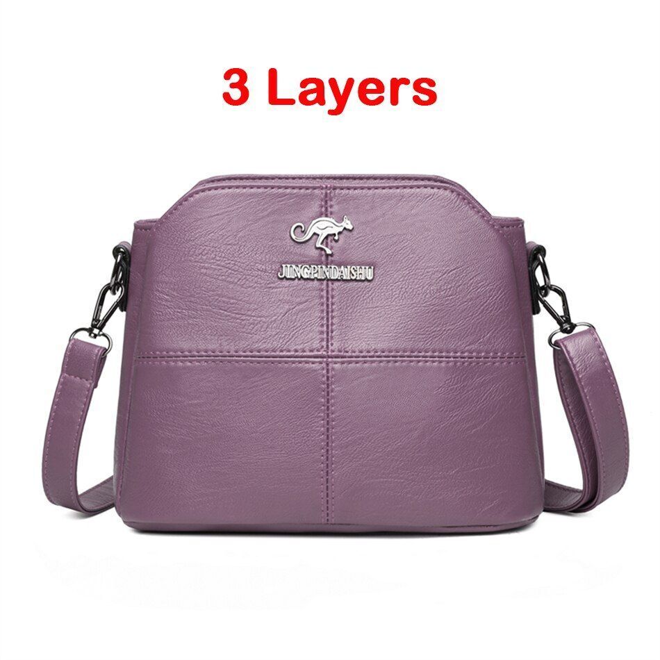 Fashion Leather Handbag Purse Small Crossbody Shoulder Messenger Bag Polyester