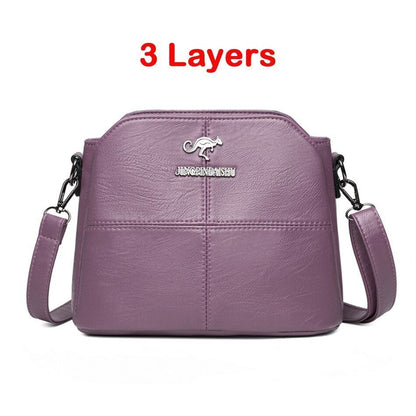 Fashion Leather Handbag Purse Small Crossbody Shoulder Messenger Bag Polyester