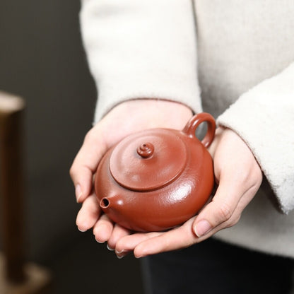True Yixing Zisha Zhu Clay Tea Pot Marked 150ml Handmade Master Pot Original Ore