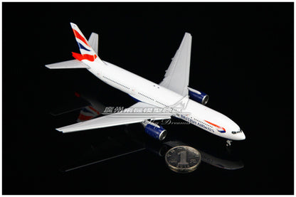 1:400 GeminiJets BRITISH AIRWAYS B777-200ER Airplane Diecast Aircraft Model