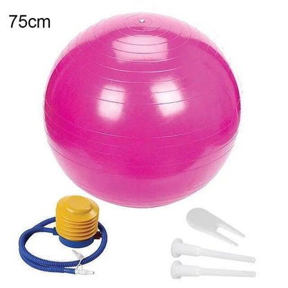 Yoga Ball Exercise Anti Burst Fitness Balance Workout Stability US 75''-85''