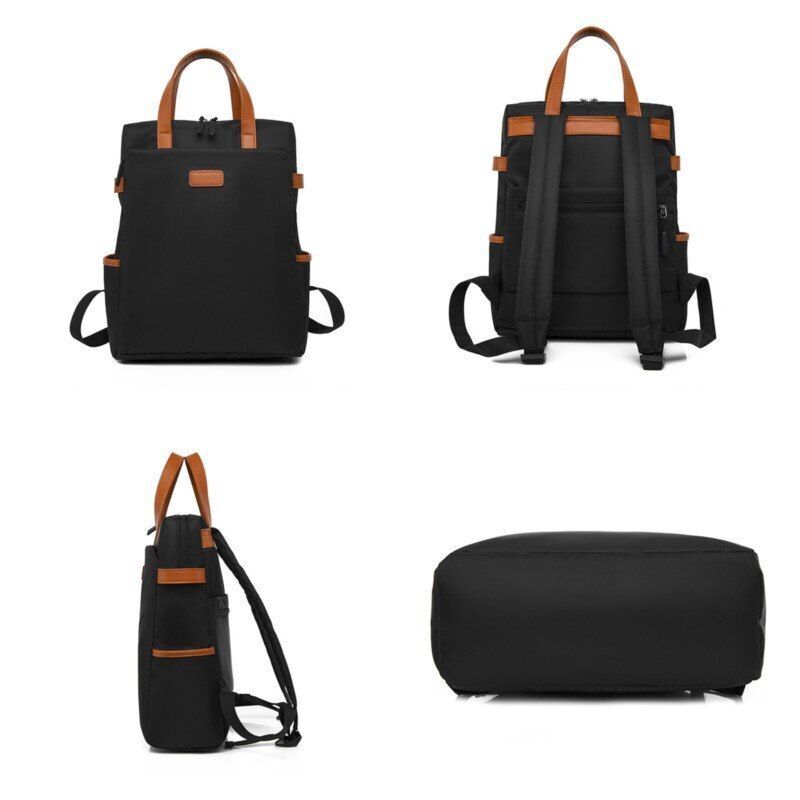 Fashion Backpack Oxford School Shoulder Traveling Bag 30*13*38 CM Zipper Oxford