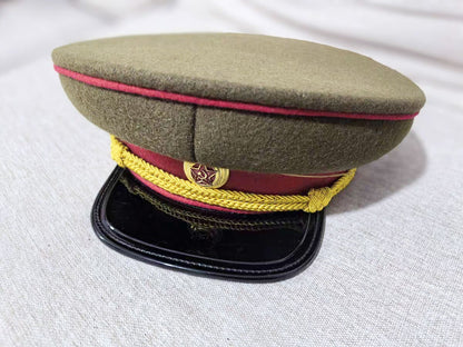 WW2 Soviet Army Officer's Cap Hat USSR Military Cap Wool Size L/58cm