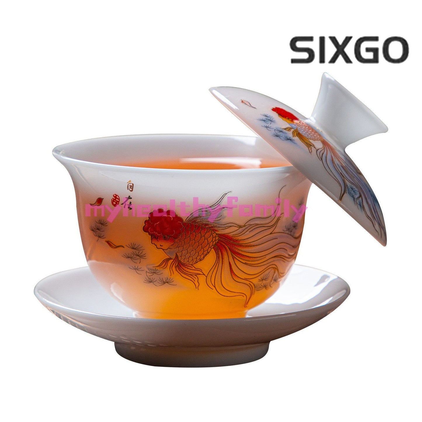 Ice Jade Porcelain Gaiwan Ceramic Tea Bowl Sancai Bowl Tea Set White Porcelain