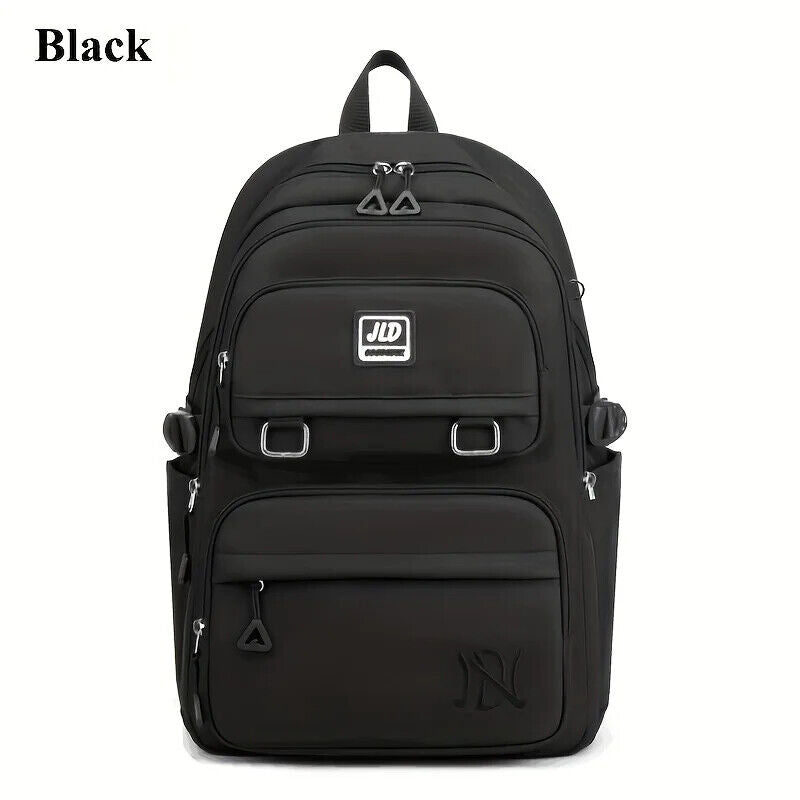 Students Backpack Nylon Double Shoulder Bag Fashion Travel College Bag