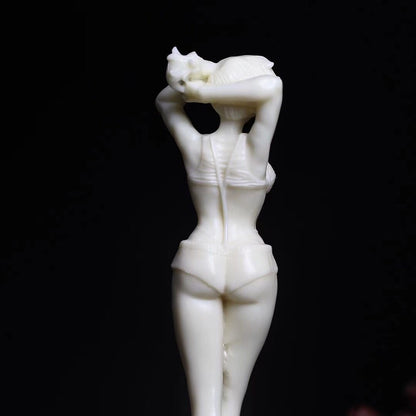 8" Beautiful Girl Figurine Statue Hot Lady Body Model Art Decor