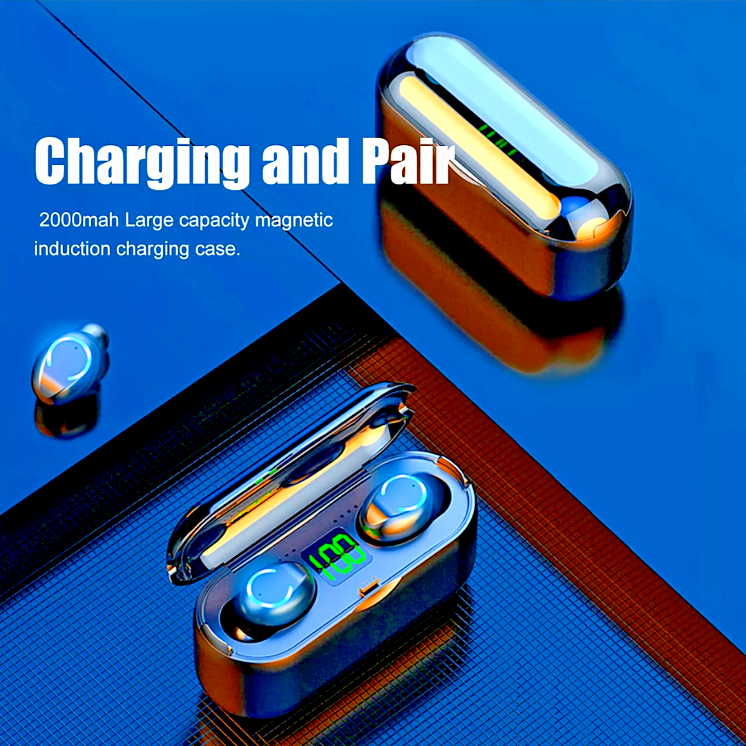 Bluetooth 5.0 Wireless Earbuds Headphone Headset Noise Cancelling TWS Waterproof
