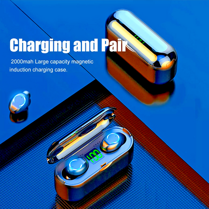 Bluetooth 5.0 Wireless Earbuds Headphone Headset Noise Cancelling TWS Waterproof