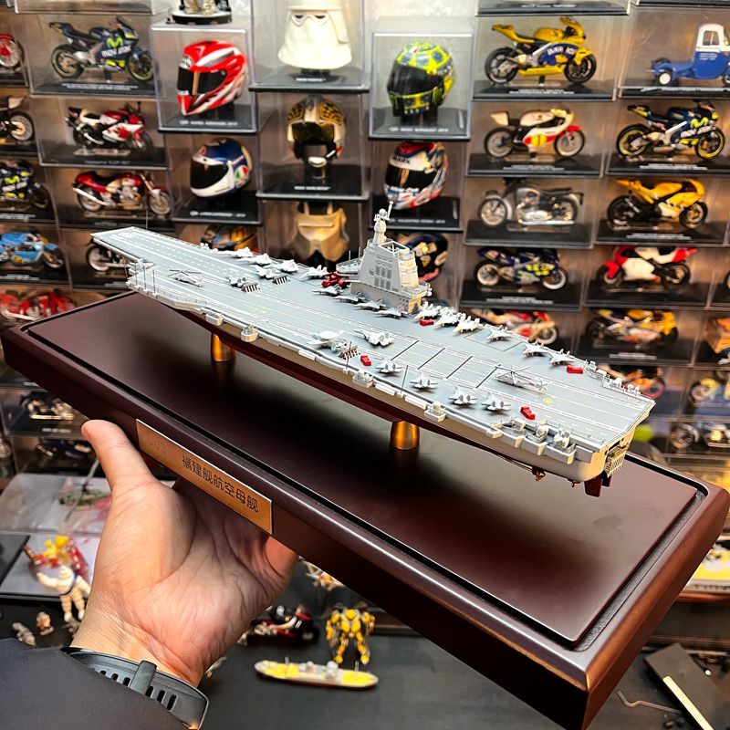 1:1000 China Fujian Aircraft Carrier Model Alloy Aircraft Carrier Model