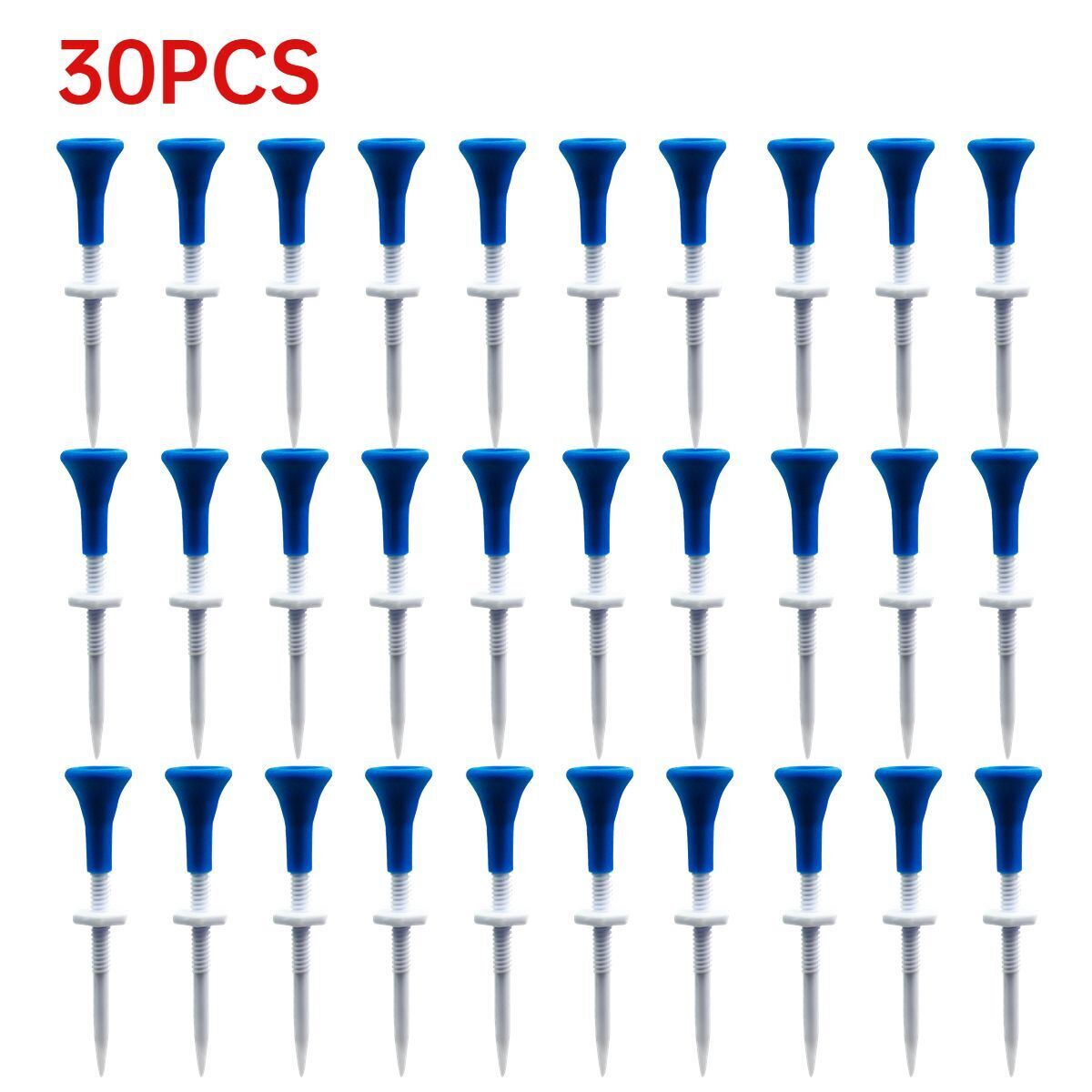 5-30pcs Mini Golf Ball Tee Holder Adjustable Height Golf Limit Tees Plastic Golf