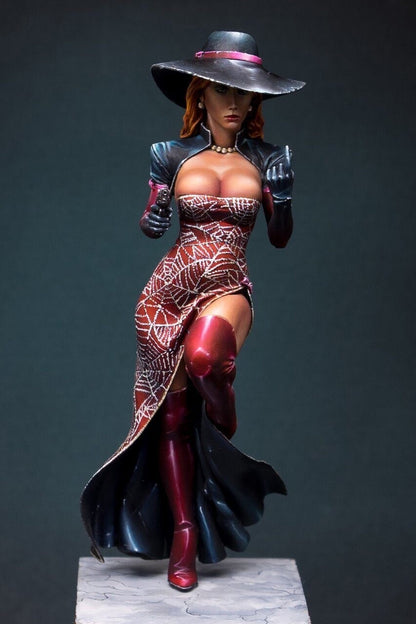 1/24 Resin Figures model Sexy lady spy Unassembled Unpainted