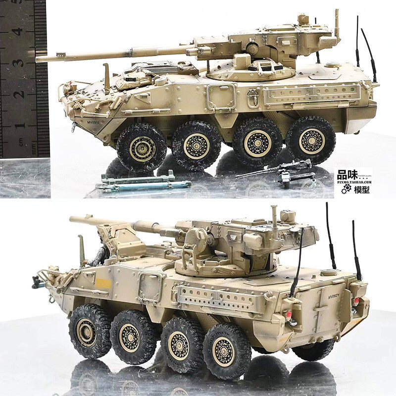 1/72 US M1128 Stryker Mobile Artillery Tank Model Sand