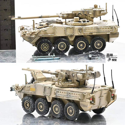 1/72 US M1128 Stryker Mobile Artillery Tank Model Sand