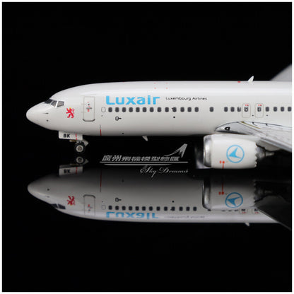 1:400 JC Wings Luxair BOEING 737 MAX 8 Passenger Airplane Diecast Aircraft Model