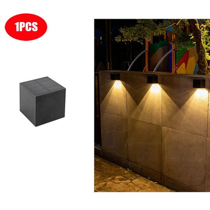 Solar Wall Lamp – Modern LED Outdoor Lighting