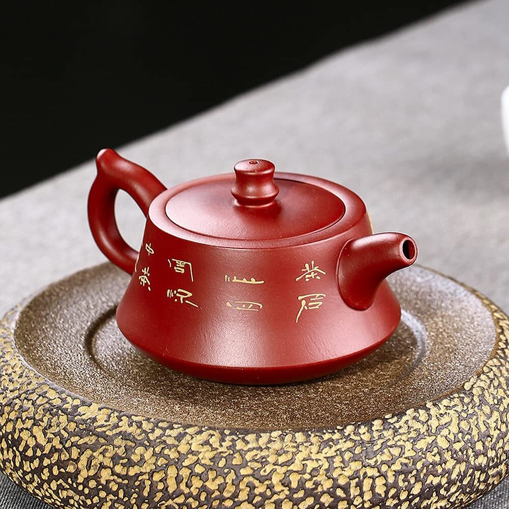 150ml Peony Purple Clay Pot Dahongpao Handmade Teapot Travel Tea Set Home Kettle